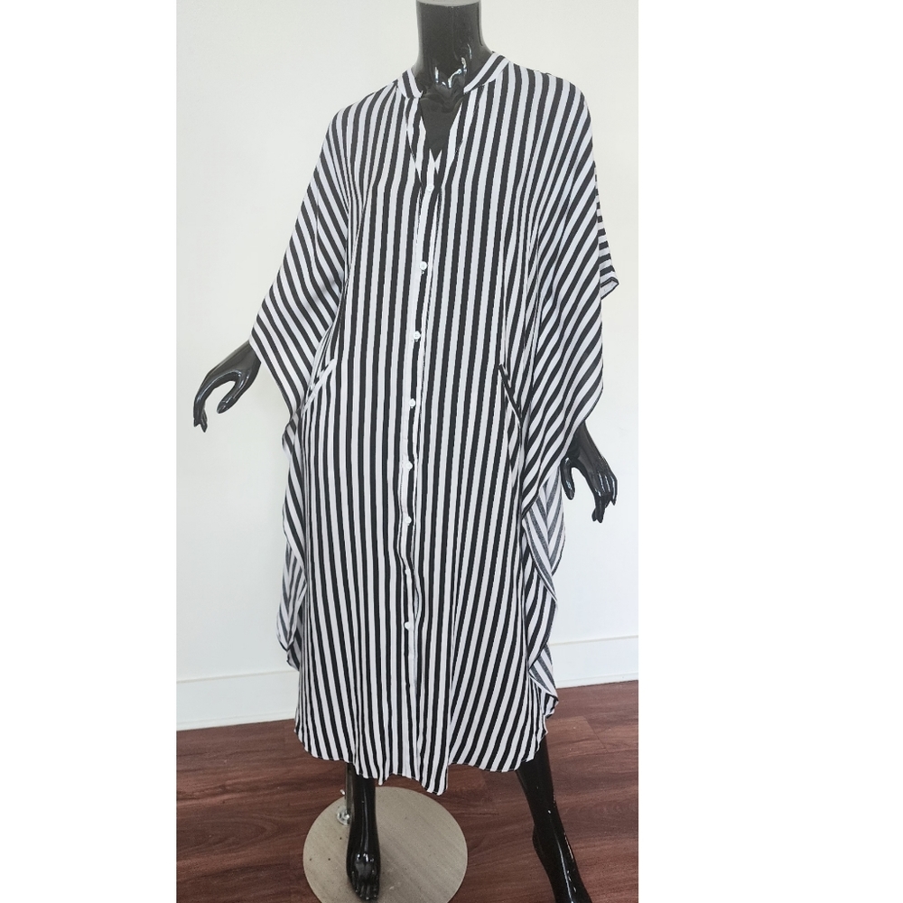 Dana Stripe Shirt Dress